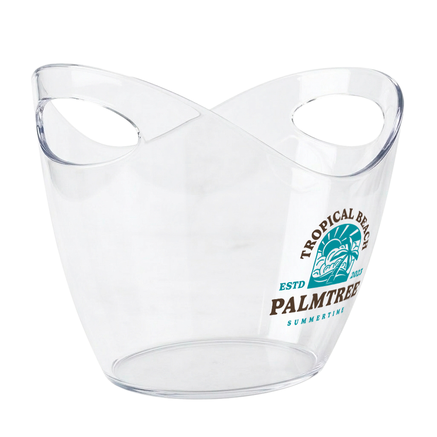 Curved Dual-Handle Drink Buckets - Custom Phone Wallets Now