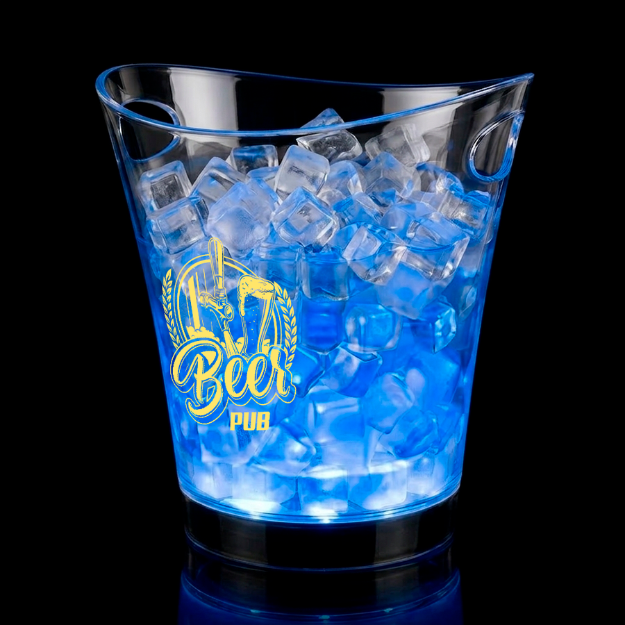 Classic Light-Up Drink Buckets - Custom Phone Wallets Now