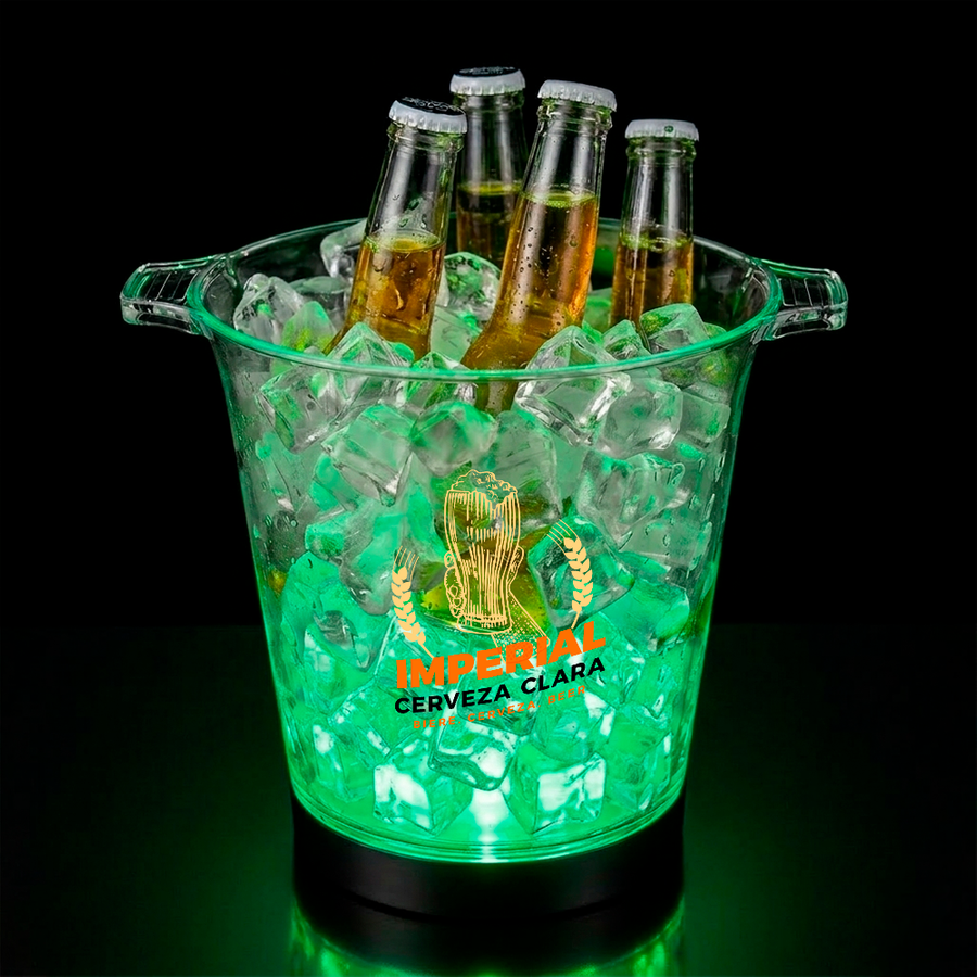 Multi-Color Light-Up Drink Buckets - Custom Phone Wallets Now