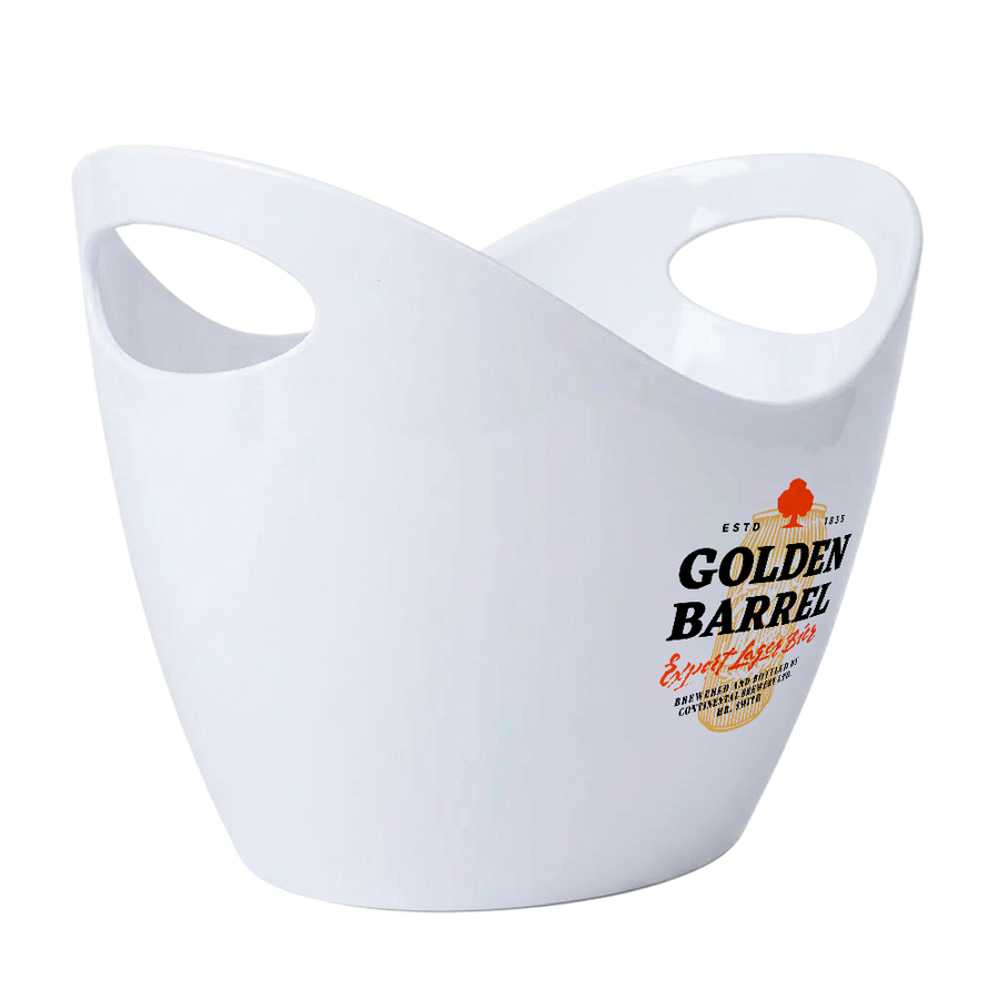 Curved Dual-Handle Drink Buckets - Custom Phone Wallets Now