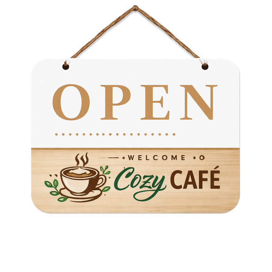 Plastic Hanging Door Signs - Custom Phone Wallets Now