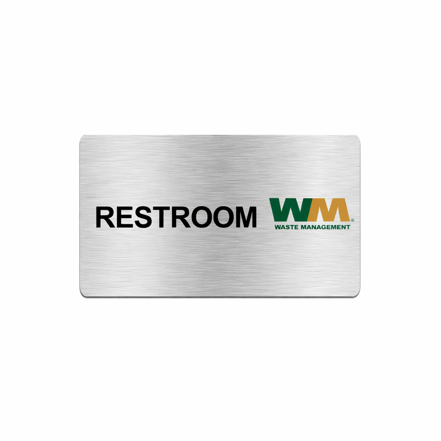 Stainless Steel Door Signs - Custom Phone Wallets Now
