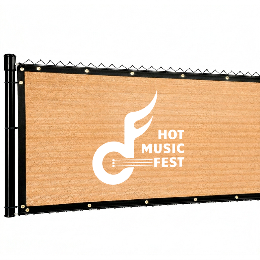 Custom 90% Blockage Fence Screen - Custom Phone Wallets Now