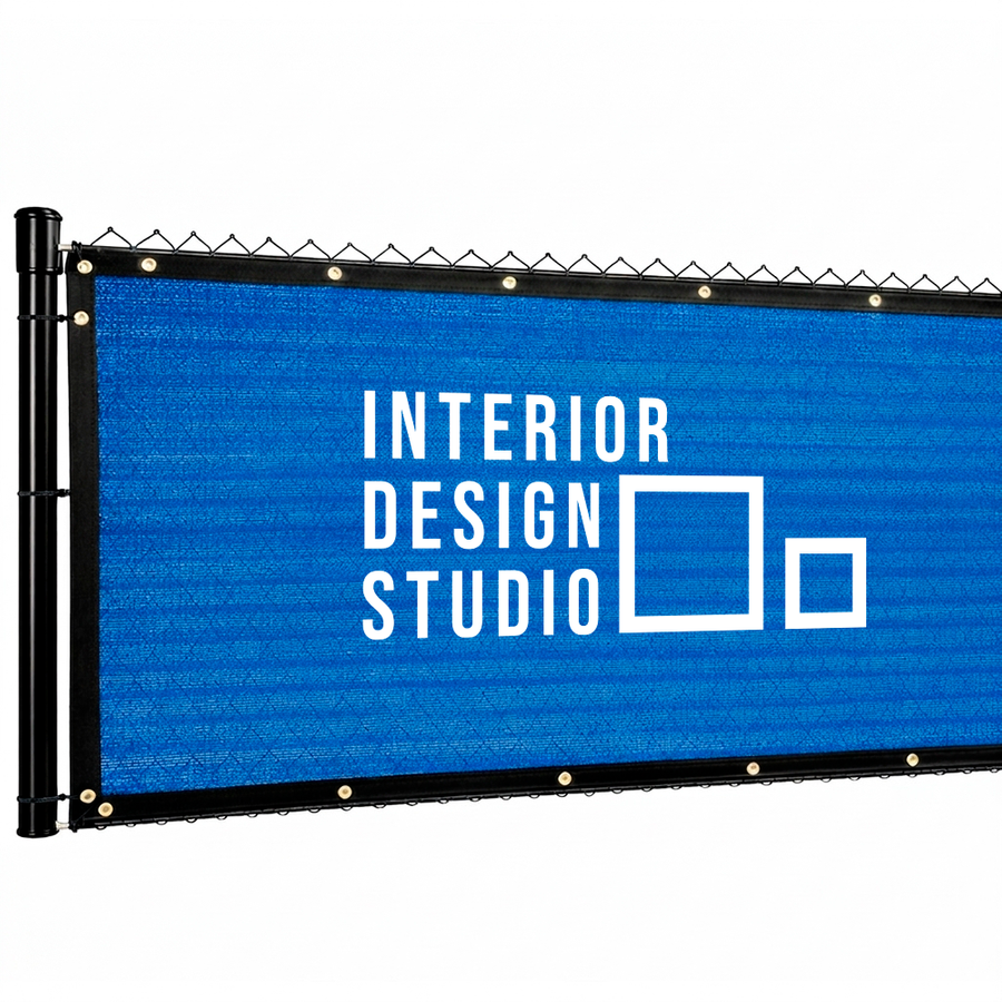 Custom 90% Blockage Fence Screen - Custom Phone Wallets Now