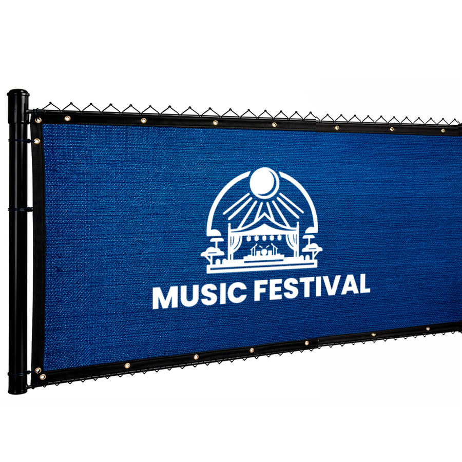 Custom 98% Blockage Fence Screen - Custom Phone Wallets Now