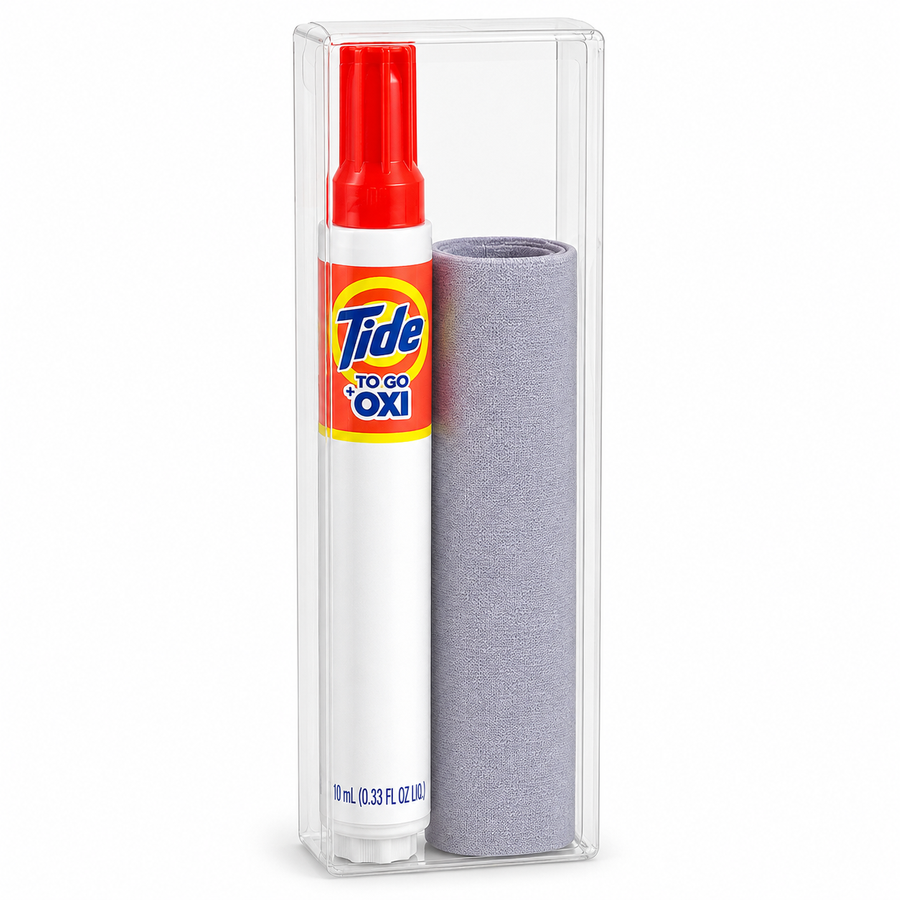 Tide® to Go + Oxi Stain Remover Travel Kits with Premium Microfiber Cloths - Custom Phone Wallets Now