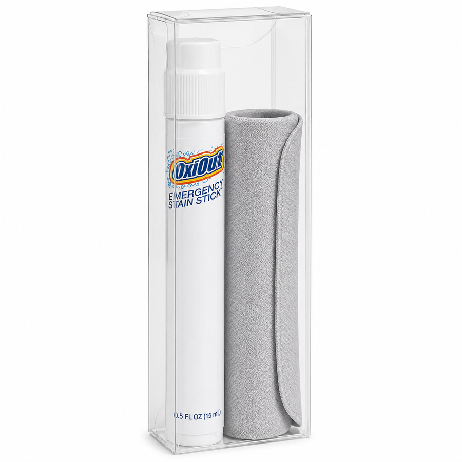 OxiOut Emergency Stain Stick Travel Kits with Premium Microfiber Cloths - Custom Phone Wallets Now