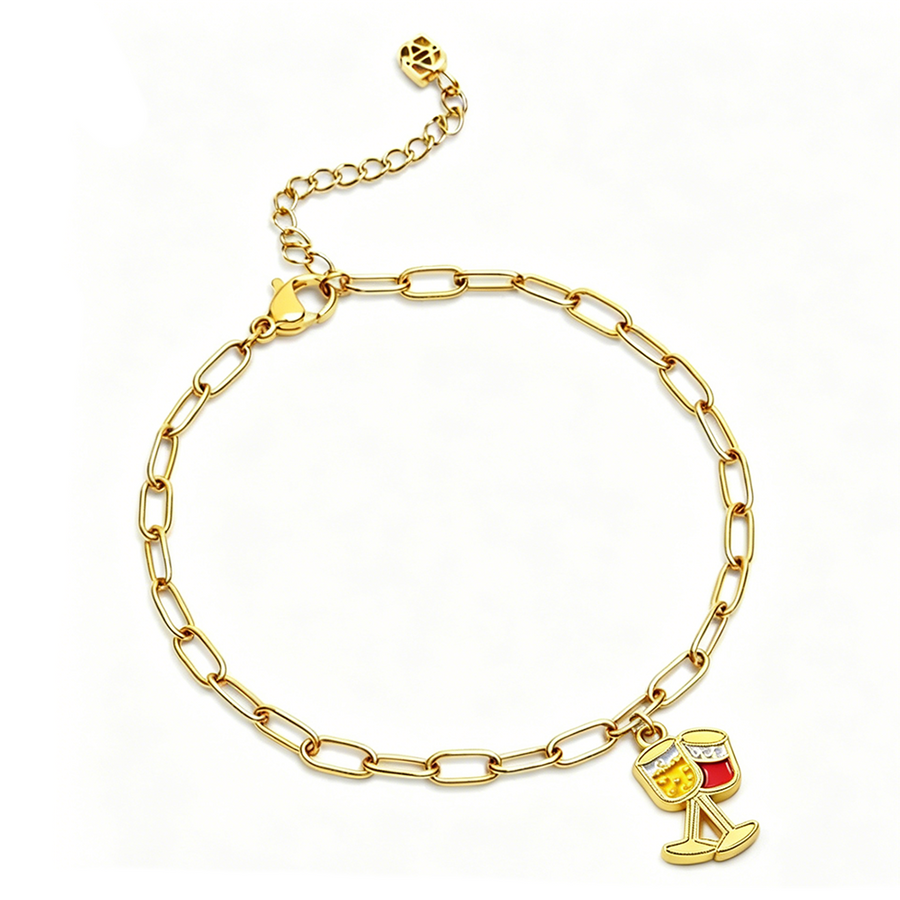 Soft Enamel Charm Bracelets - Custom Phone Wallets Now