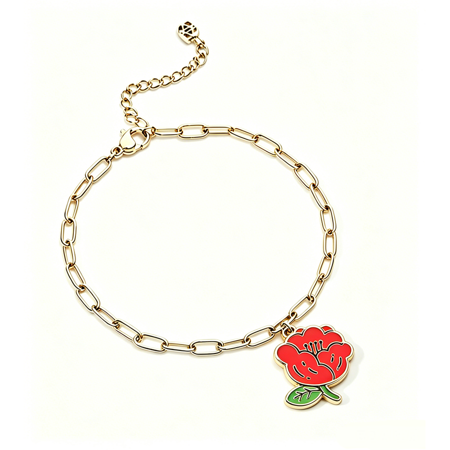 Hard Enamel Charm Bracelets - Custom Phone Wallets Now