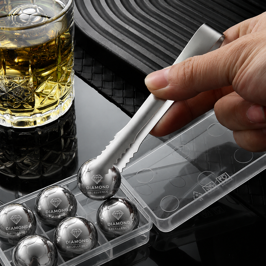 Soccer Ball Stainless Steel Ice Cubes - Custom Phone Wallets Now