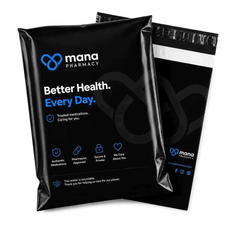 Compostable Poly Mailers - Custom Phone Wallets Now