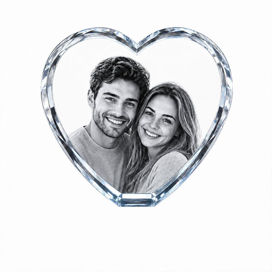 Crystal Engraved Photo Frames - Custom Phone Wallets Now