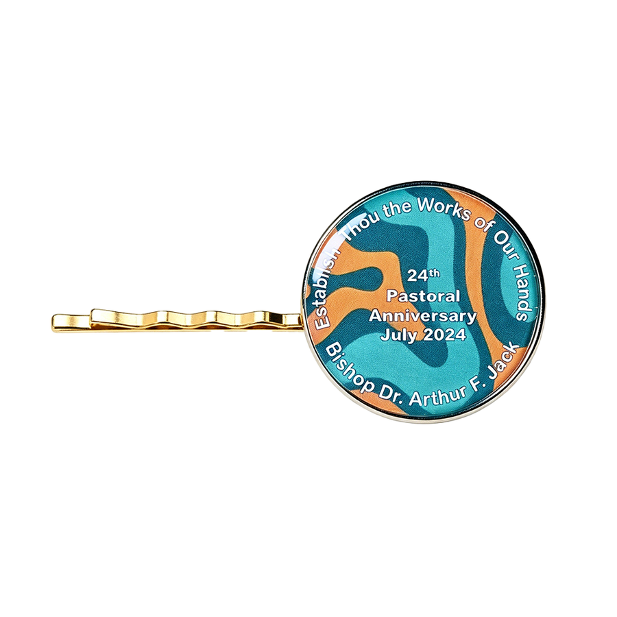 Epoxy Dome Metal Hair Clips - Custom Phone Wallets Now