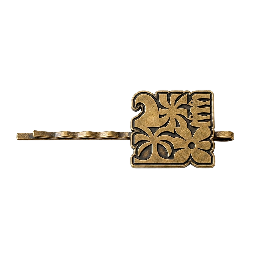 Die Struck Metal Hair Clips - Custom Phone Wallets Now