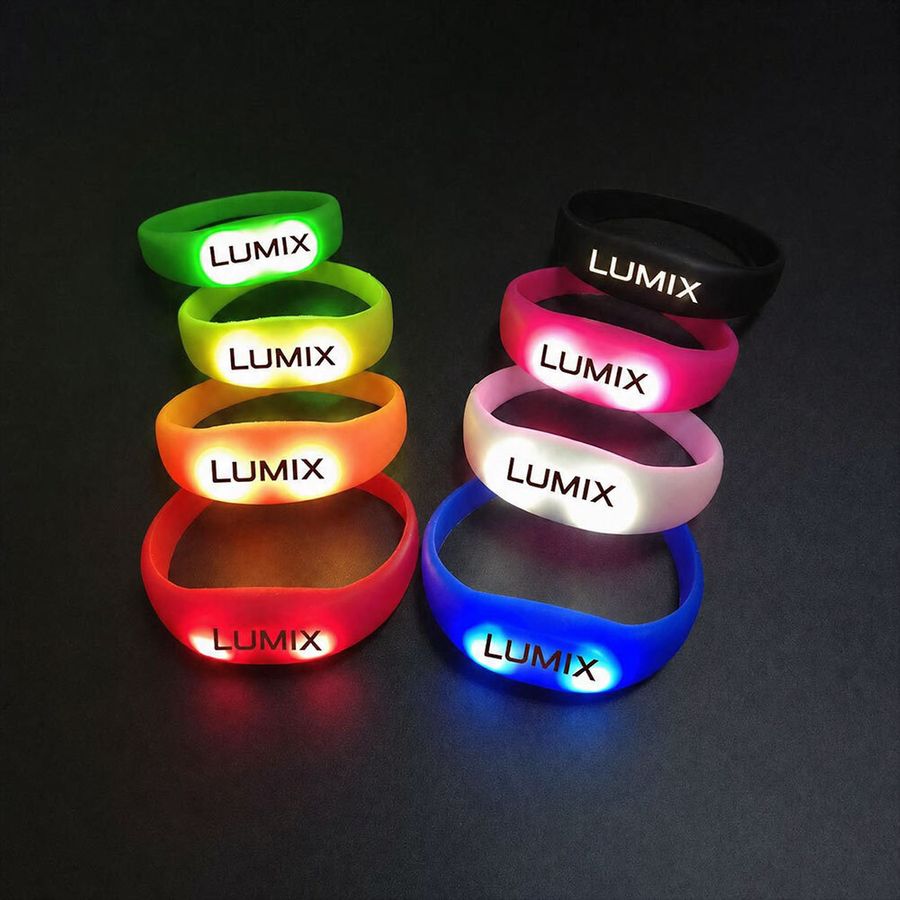Light Up Silicone Wristbands - Custom Phone Wallets Now