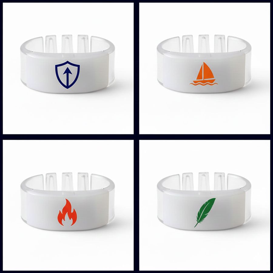 Glow Bangle Wristbands - Custom Phone Wallets Now