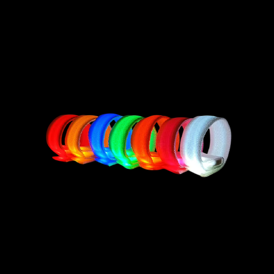 Glow Velcro Wristbands - Custom Phone Wallets Now