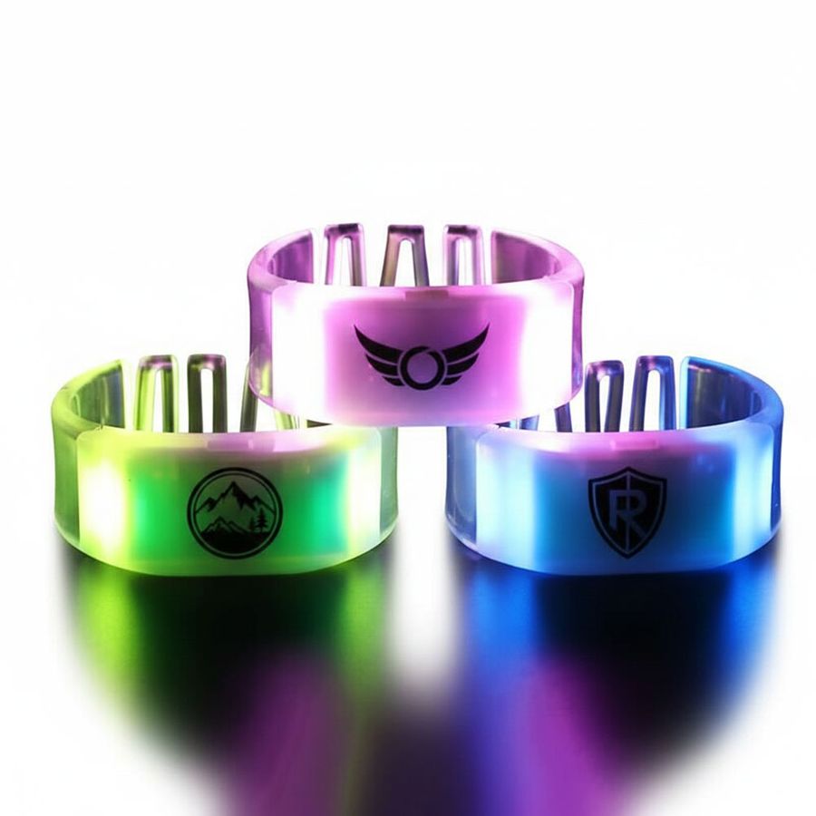 Glow Bangle Wristbands - Custom Phone Wallets Now