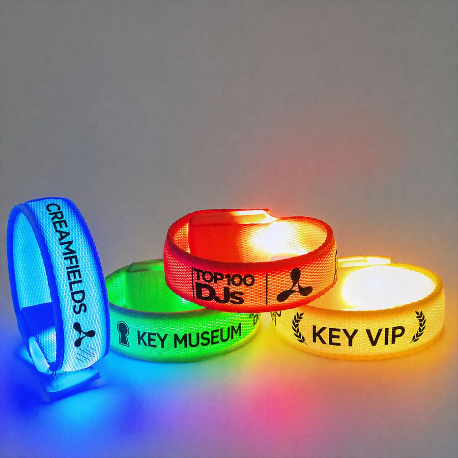 Glow Velcro Wristbands - Custom Phone Wallets Now