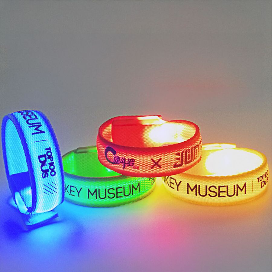 Glow Velcro Wristbands - Custom Phone Wallets Now