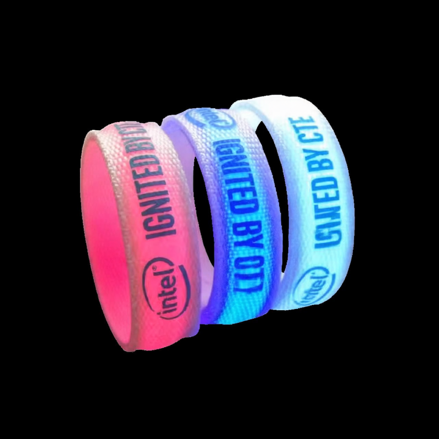 Glow Velcro Wristbands - Custom Phone Wallets Now