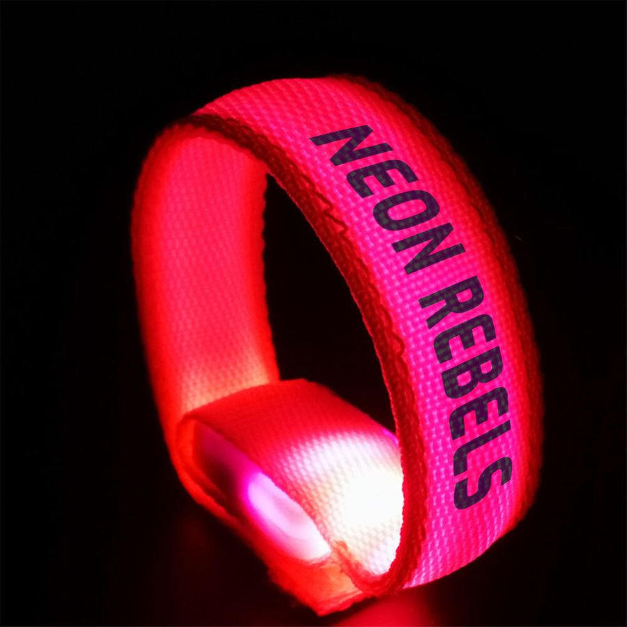 Glow Velcro Wristbands - Custom Phone Wallets Now
