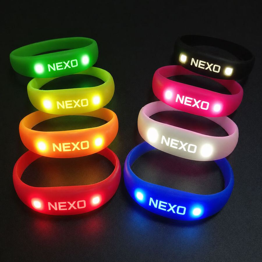 Light Up Silicone Wristbands - Custom Phone Wallets Now
