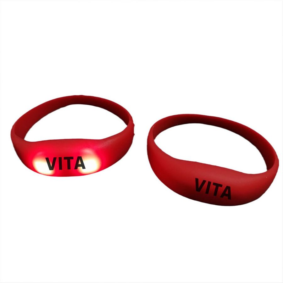 Light Up Silicone Wristbands - Custom Phone Wallets Now