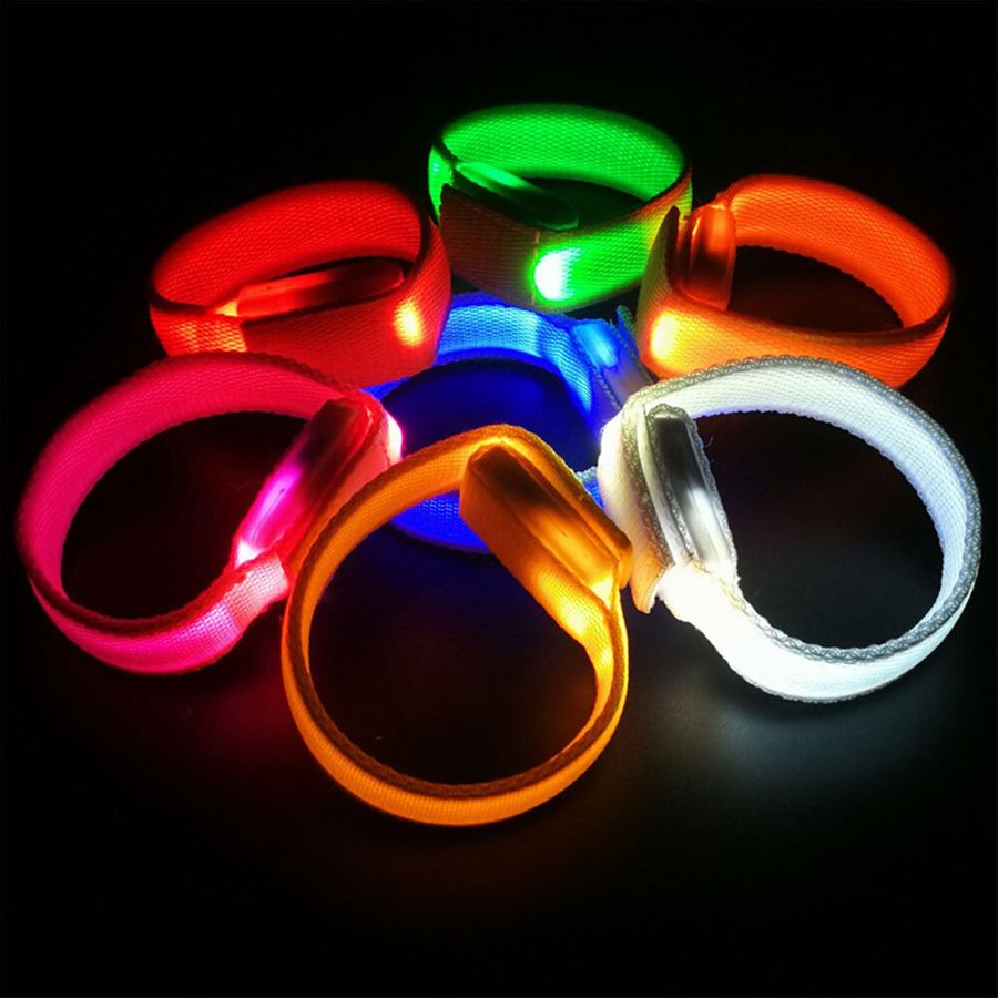 Glow Velcro Wristbands - Custom Phone Wallets Now