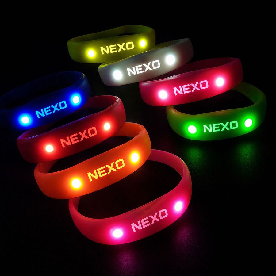 Light Up Silicone Wristbands - Custom Phone Wallets Now