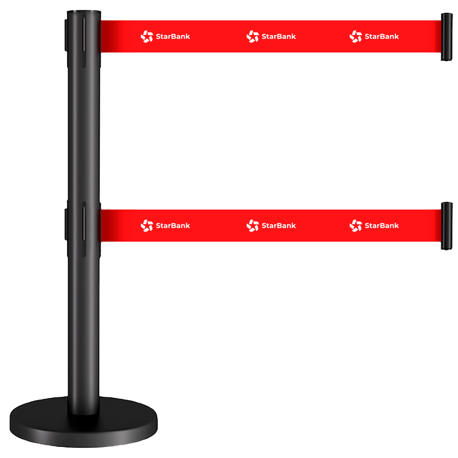 Dual Belts Stanchions - Custom Phone Wallets Now