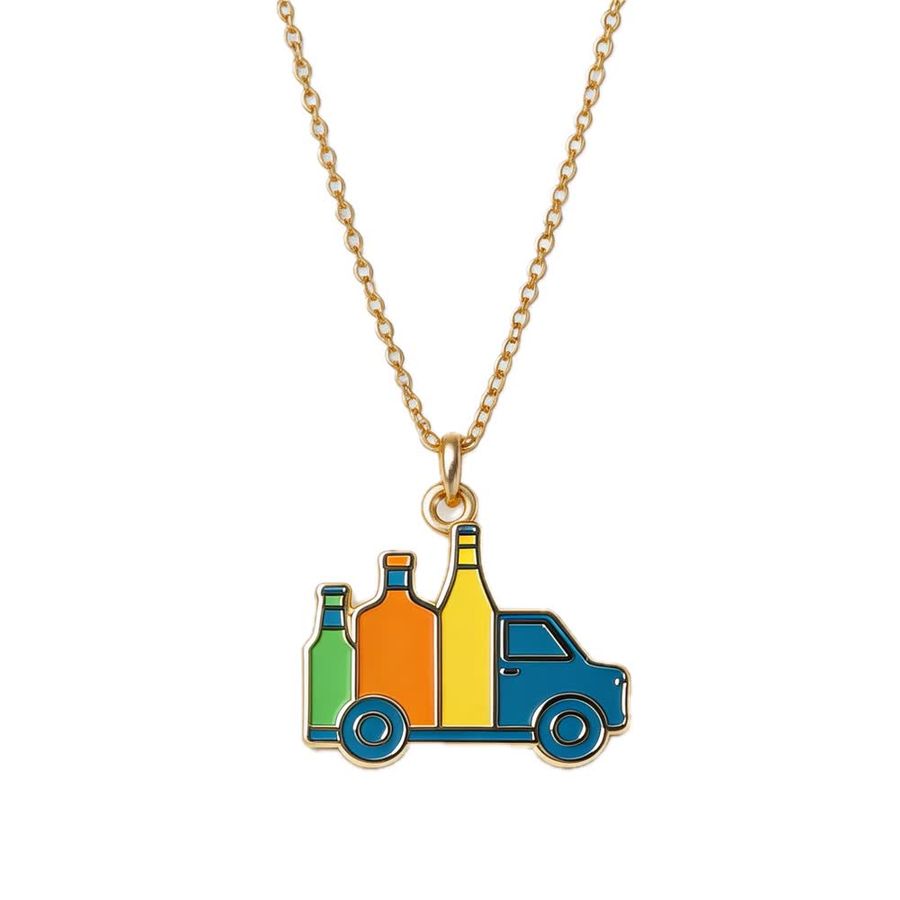 Hard Enamel Charm Necklaces - Custom Phone Wallets Now