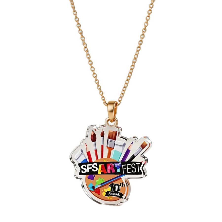 Acrylic Charm Necklaces - Custom Phone Wallets Now