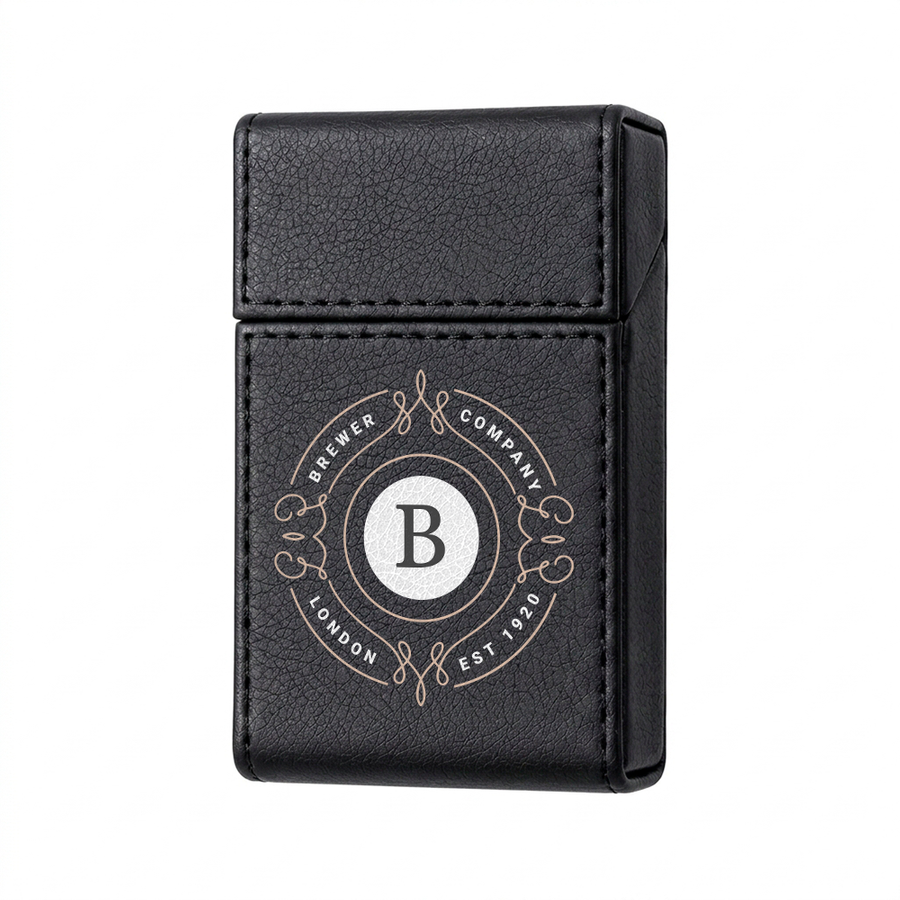 Flip Top PU Leather Full Bag Cigarette Cases - Custom Phone Wallets Now