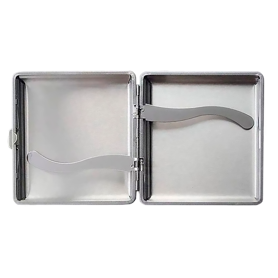 Leather Grain Metal Cigarette Cases - Custom Phone Wallets Now