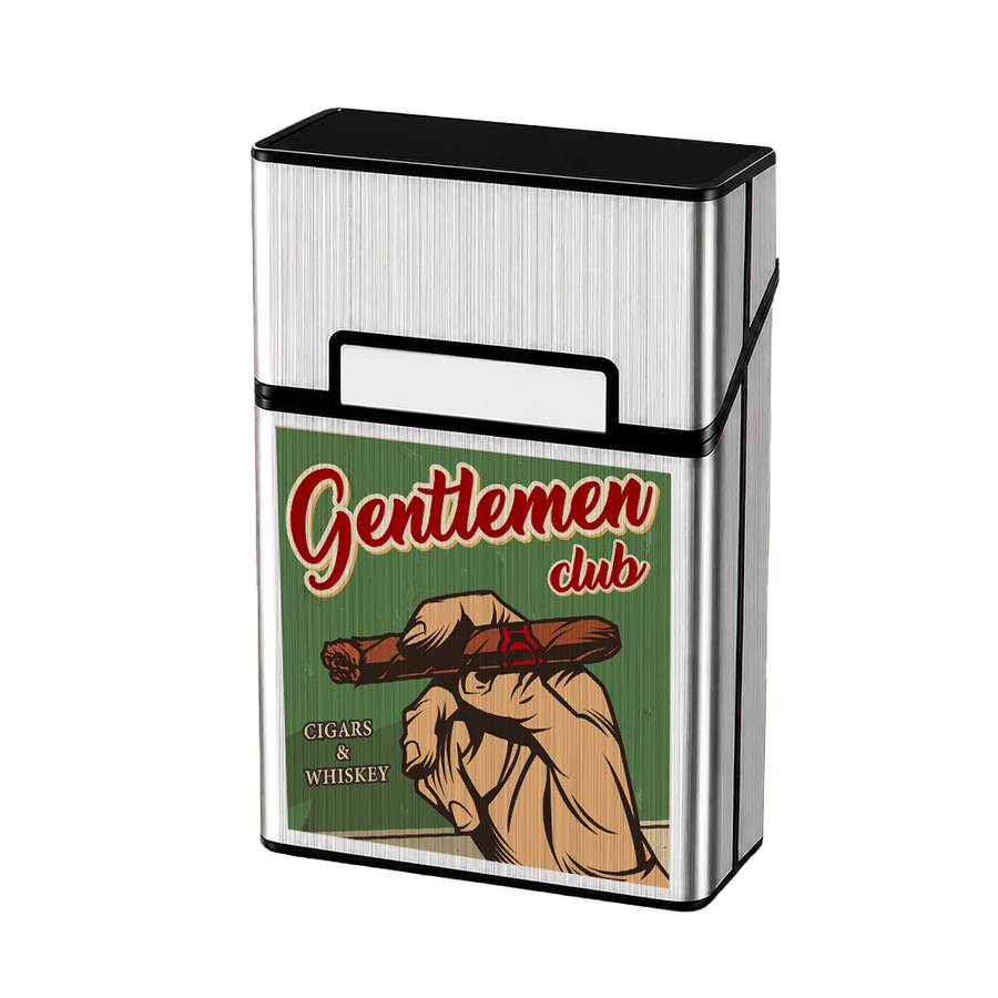 Metal Lid Cigarette Cases - Custom Phone Wallets Now