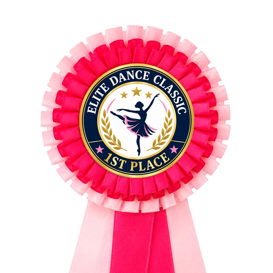 2 Tier Rosette Buttons - Custom Phone Wallets Now