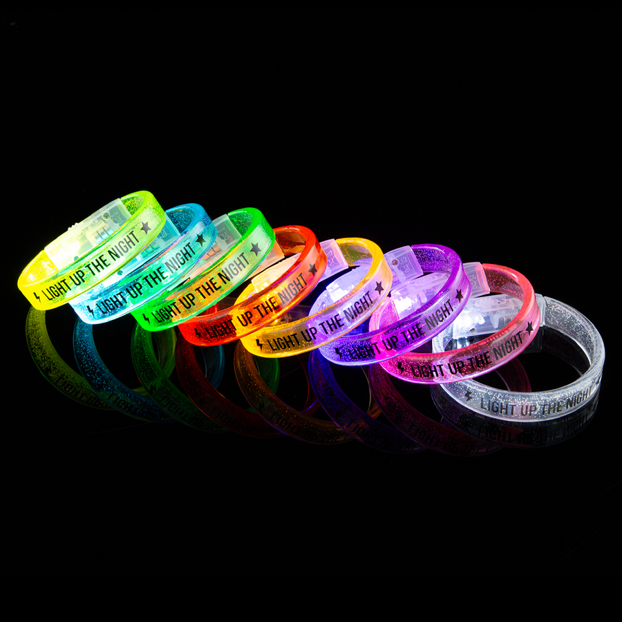 Custom Acrylic Glow Bracelets - Custom Phone Wallets Now