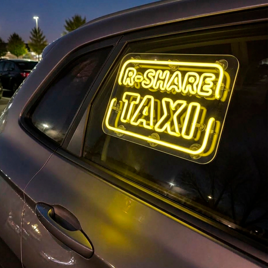 Illuminated Vehicle Signs - Custom Phone Wallets Now