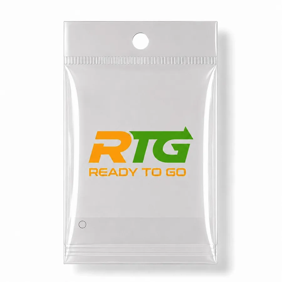 Header Bags with Round Hang Hole - Custom Phone Wallets Now