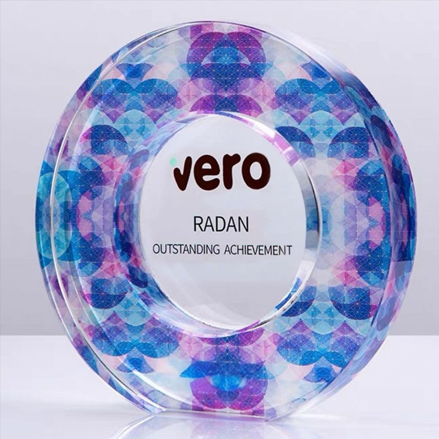 Colored Crystal Trophies - Custom Phone Wallets Now