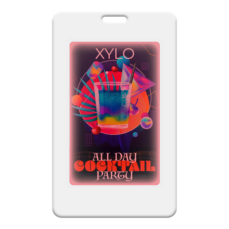 Glow Badge Holder - Custom Phone Wallets Now