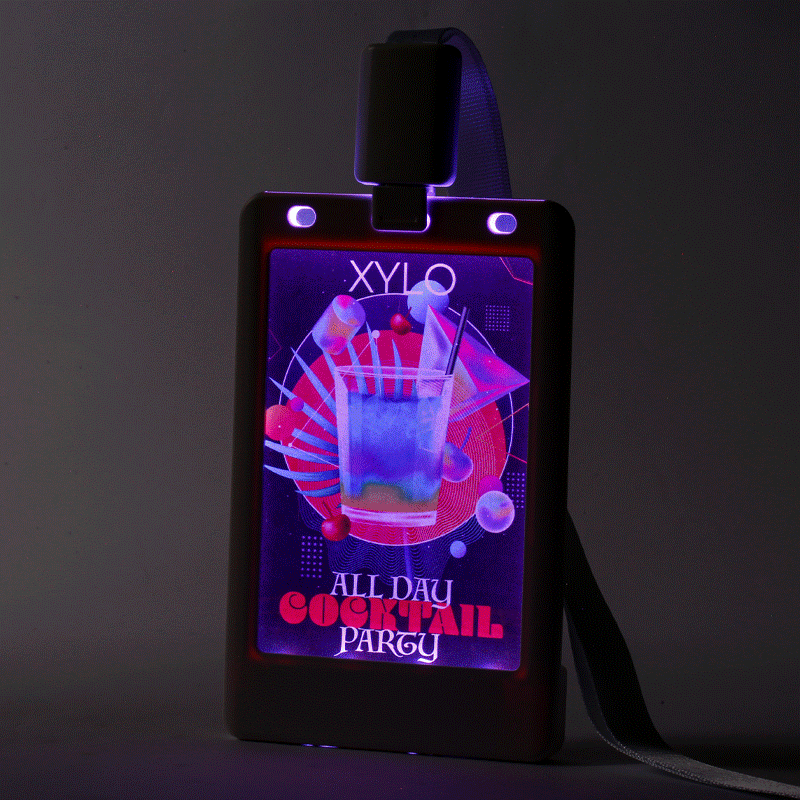 Glow Badge Holder - Custom Phone Wallets Now